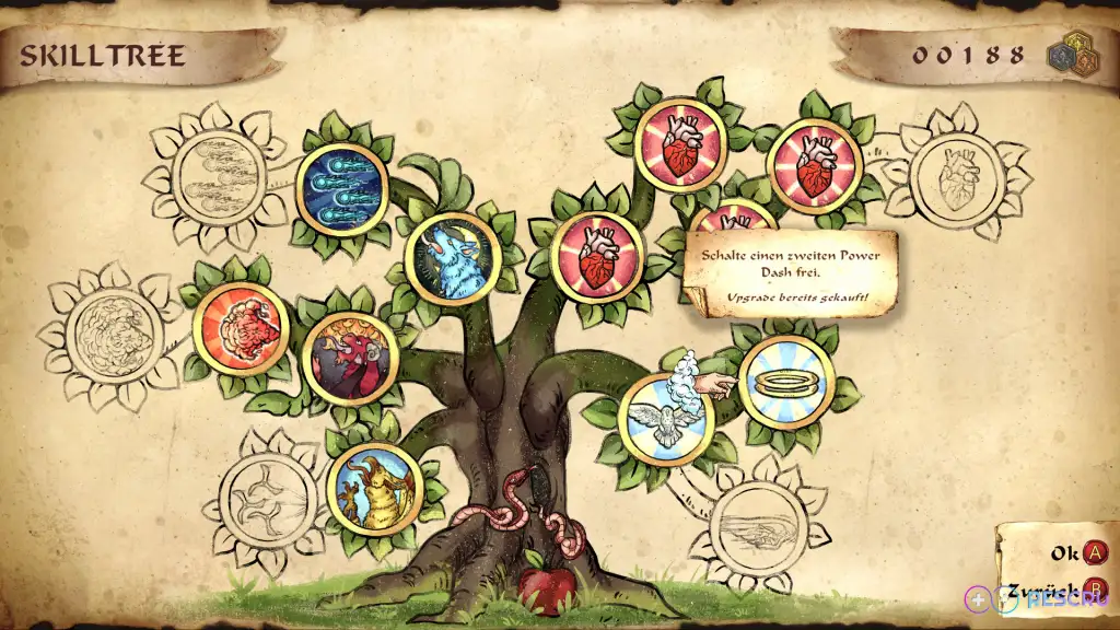 Saga of Sins - Bild vom Skilltree | Review