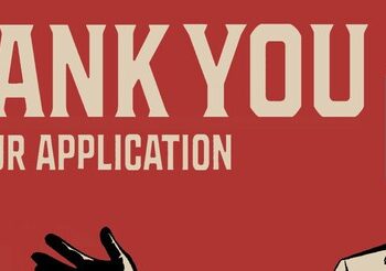 Thank You For Your Application Titel